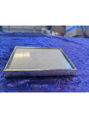 Vintage Gold Tone Photo Frame with Stand
